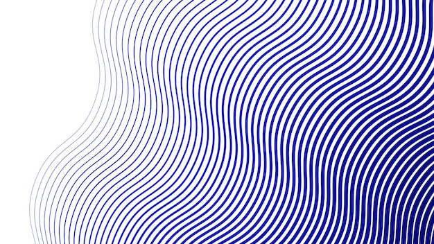 Línea de rayas de onda azul fondo abstracto