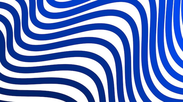 Línea de rayas de onda azul fondo abstracto