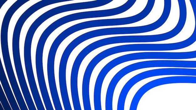 Línea de rayas de onda azul fondo abstracto