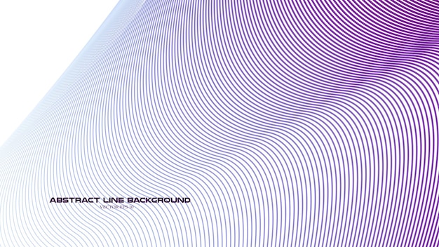 Línea de rayas onduladas púrpuras imagen vectorial de fondo abstracta