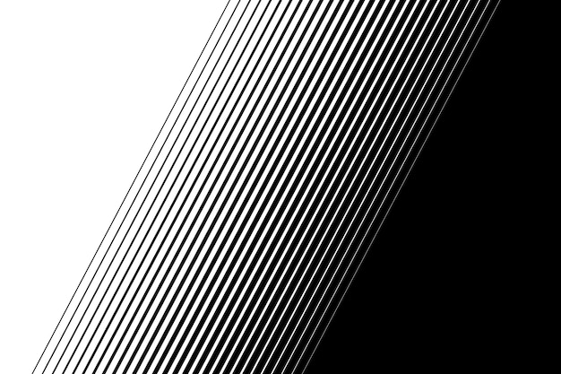 Línea recta delgada transición suave de negro a blanco patrón de línea de fondo