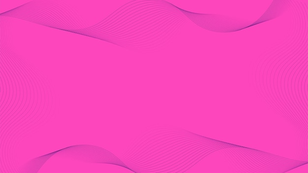 La línea rosa abstracta ondea el fondo geométrico. Diseño de fondo moderno. degradado de color. Forma fluida