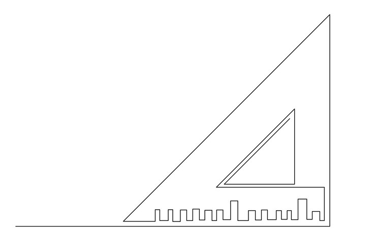 Vector línea simple de icono de ingeniería. concepto de una línea de herramientas de ingeniería para vectores e ilustración.