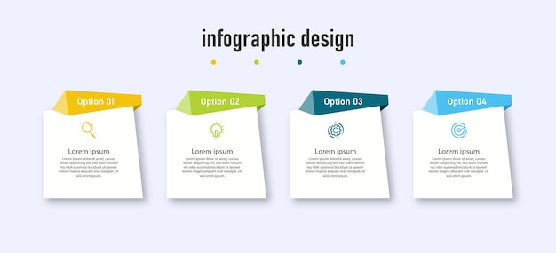 Línea de tiempo pasos infografía plantilla diseño vector negocio