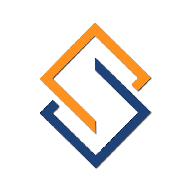 Línea web de diseño de logotipo moderno a todo color