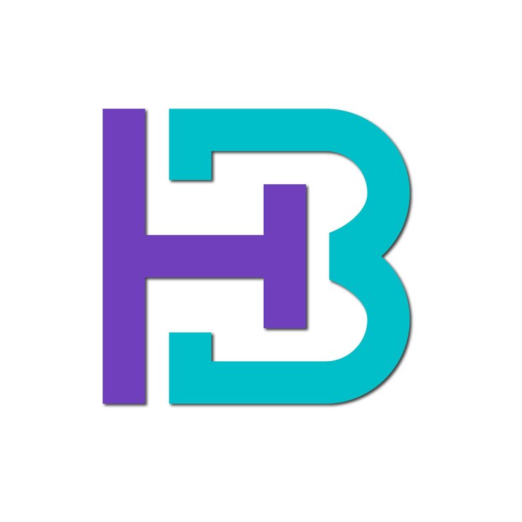 Vector línea web de diseño de logotipo moderno a todo color