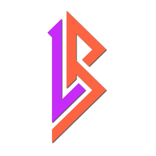 Línea web de diseño de logotipo moderno a todo color