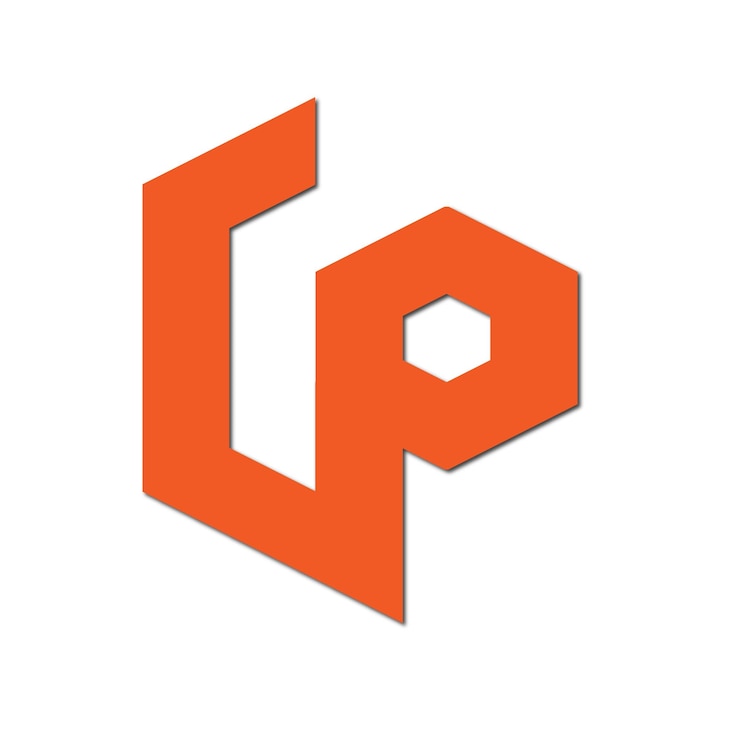 Vector línea web de diseño de logotipo moderno a todo color