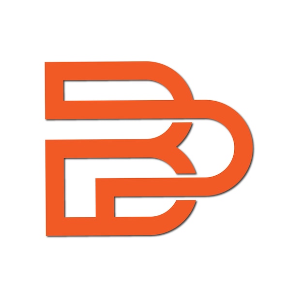Línea web de diseño de logotipo moderno a todo color