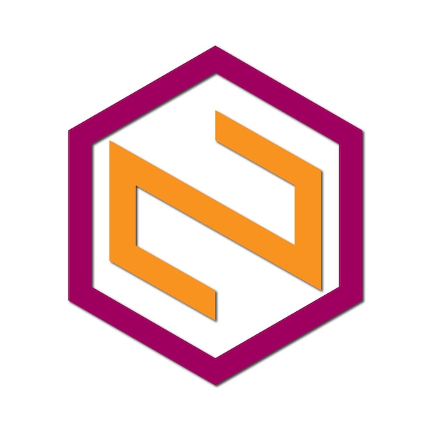 Línea web de diseño de logotipo moderno a todo color