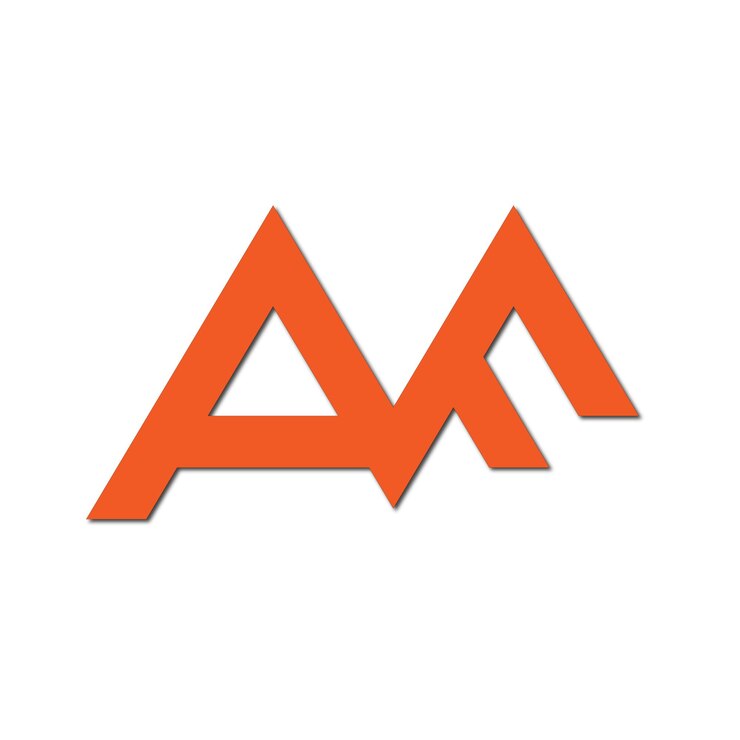 Vector línea web de diseño de logotipo moderno a todo color