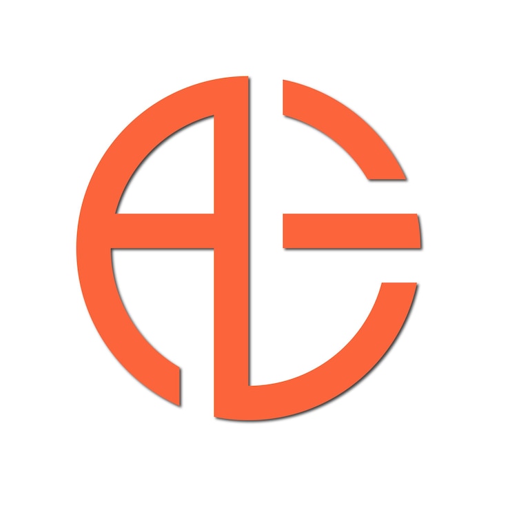 Vector línea web de diseño de logotipo moderno a todo color