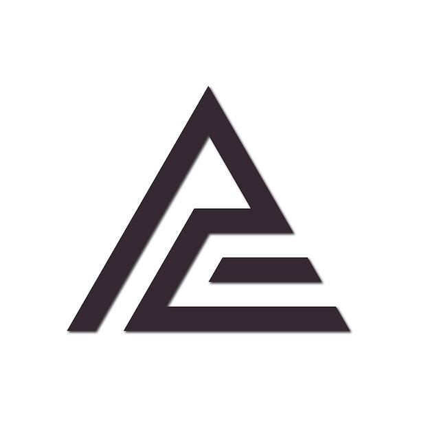 Línea web de diseño de logotipo moderno a todo color