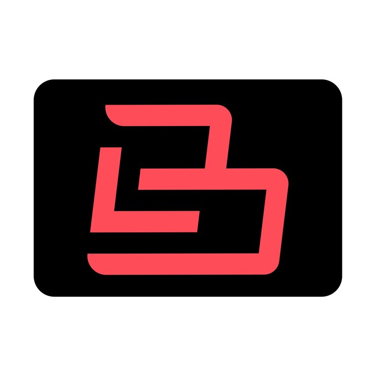 Vector línea web de diseño de logotipo moderno a todo color