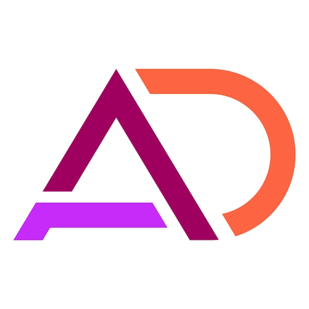 Línea web de diseño de logotipo moderno a todo color