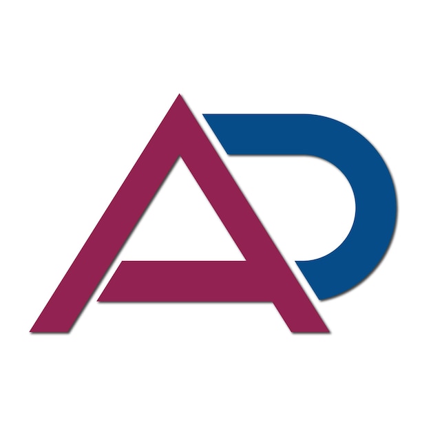 Línea web de diseño de logotipo moderno a todo color