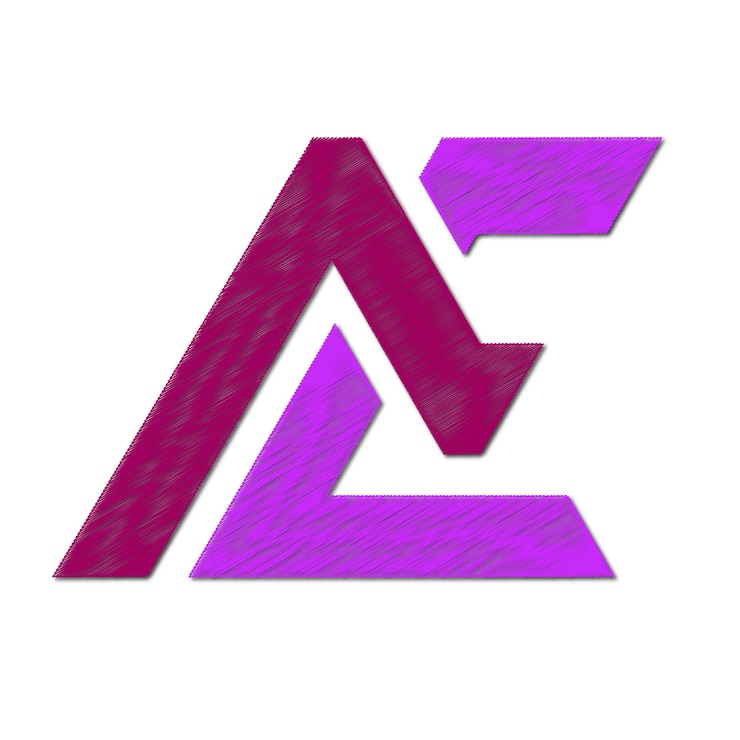 Vector línea web de diseño de logotipo moderno a todo color