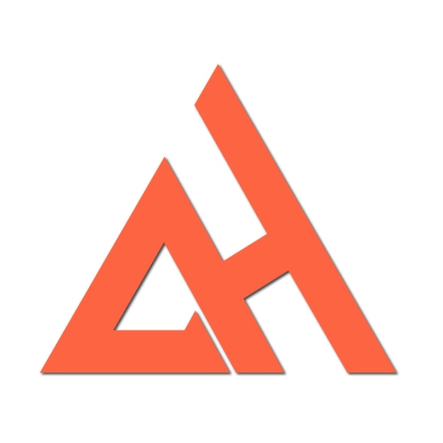 Línea web de diseño de logotipo moderno a todo color