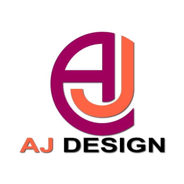 Línea web de diseño de logotipo moderno a todo color