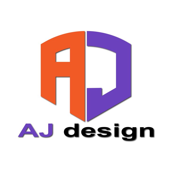 Vector línea web de diseño de logotipo moderno a todo color