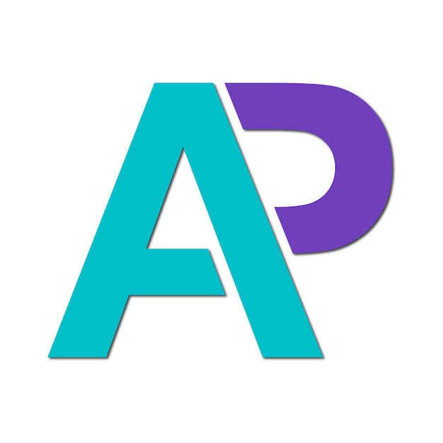 Línea web de diseño de logotipo moderno a todo color