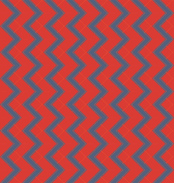 Línea zigzag abstracta ondas patrón sin costuras patrón geométrico con colores rojos y grises