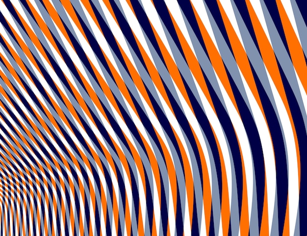 Líneas abstractas 3D en fondo vectorial de perspectiva, elemento de diseño de moda moderno, diseño de estilo fresco para carteles publicitarios, pancartas y portadas, plantilla retro.