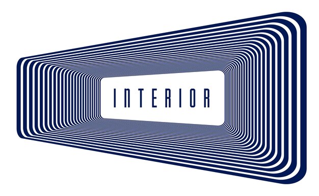 Líneas abstractas 3D en fondo vectorial de perspectiva, elemento de diseño de moda moderno, diseño de estilo fresco para carteles publicitarios, pancartas y portadas, plantilla retro.