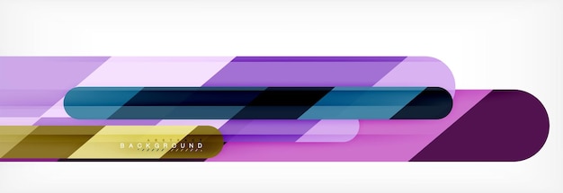 Líneas abstractas y coloridas diseño de fondo geométrico moderno