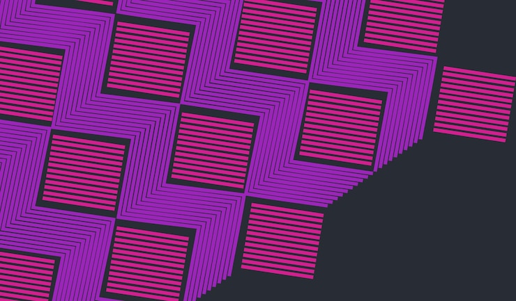 Vector líneas abstractas en un fondo de forma rectangular para la ilustración vectorial del diseño del material del elemento