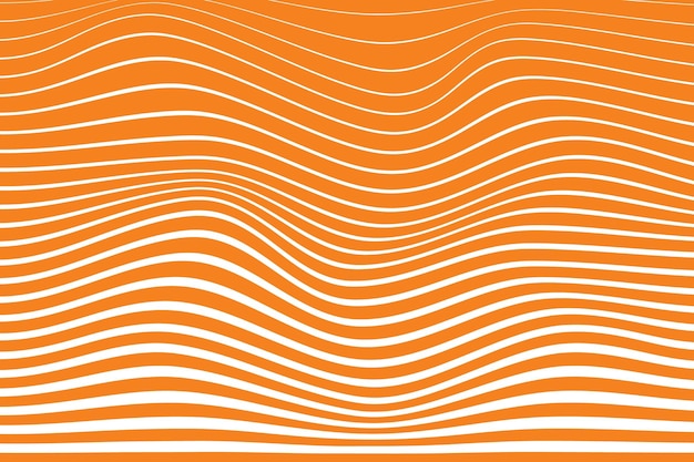 líneas abstractas en un fondo naranja