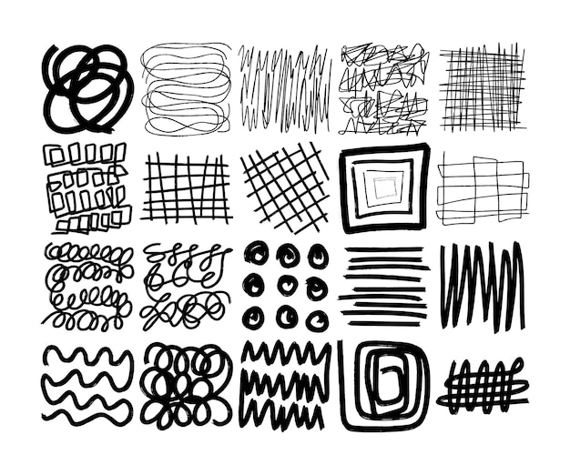 Líneas abstractas de garabatos