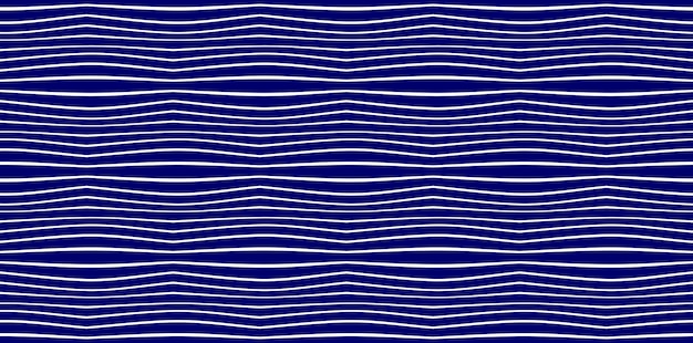Líneas abstractas de patrones sin fisuras con ilusión óptica, fondo de vector con rayas paralelas op art, papel tapiz minimalista de diseño rayado o fondo de página web.