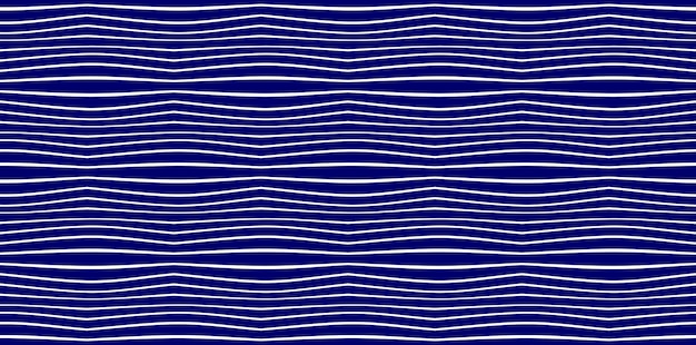 Líneas abstractas de patrones sin fisuras con ilusión óptica, fondo de vector con rayas paralelas op art, papel tapiz minimalista de diseño rayado o fondo de página web.