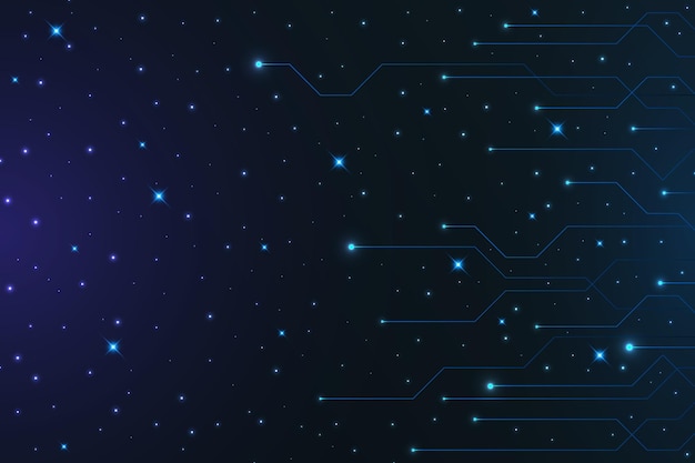 Las líneas abstractas y los puntos conectan el fondo La conexión tecnológica Los datos digitales y el concepto de big data