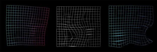 Líneas abstractas sobre un fondo negro.