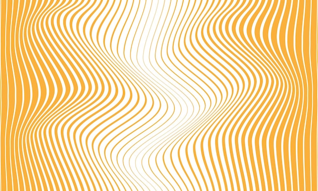 líneas abstractas con un vector libre de fondo amarillo
