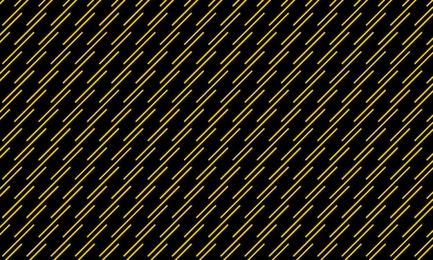 Líneas amarillas diagonales sobre un fondo negro