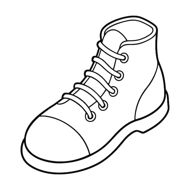 Líneas artísticas de zapatos elegantes para chicas perfectas para proyectos de diseño de moda y accesorios