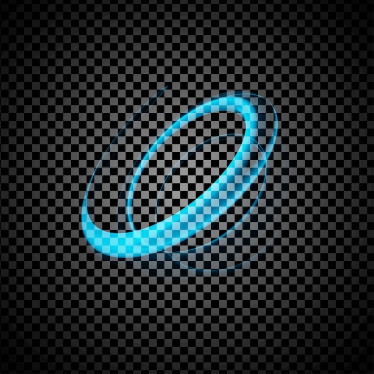 Vector líneas brillantes abstractas ilustración aislada sobre fondo transparente concepto gráfico para su diseño