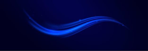 Líneas brillantes de color neón de fondo Líneas de cable de impulso de remolino de ondas brillantes Luz de alta velocidad