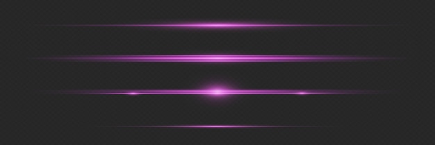 Líneas brillantes Efectos de luz de neón