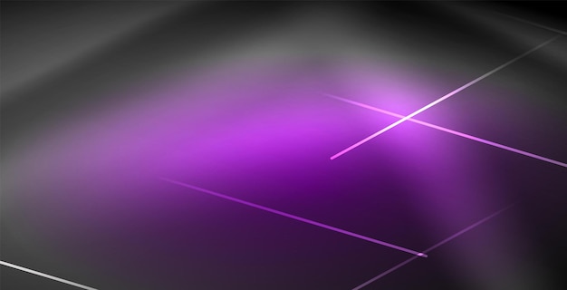 Líneas brillantes de neón energía mágica concepto de luz espacial fondo abstracto diseño de papel tapiz