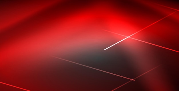 Líneas brillantes de neón energía mágica concepto de luz espacial fondo abstracto diseño de papel tapiz