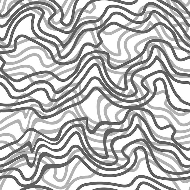 Líneas caóticas dentadas borrosas abstracto grunge vector de patrones sin fisuras