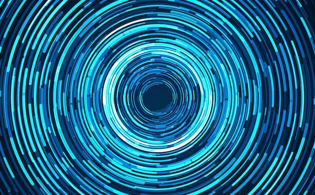 Líneas de círculo Concepto tecnológico de fondo