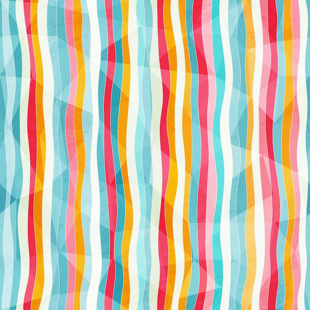 Líneas de color abstractas de patrones sin fisuras con efecto de papel