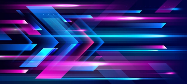 líneas de colores sobre un fondo oscuro