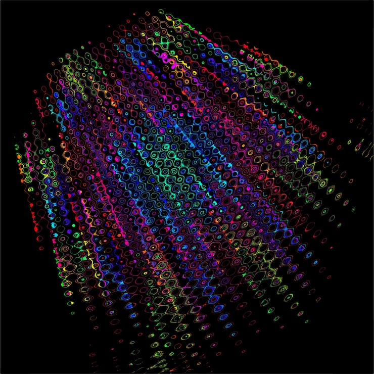 Vector líneas coloridas en movimiento de fondo abstracto
