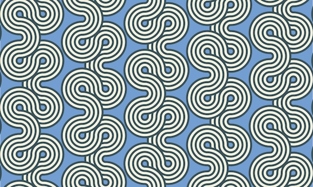 Líneas complejas verticales abstractas Laberinto hipnótico tribal Rayas Nudo retro Geométrica sin costuras